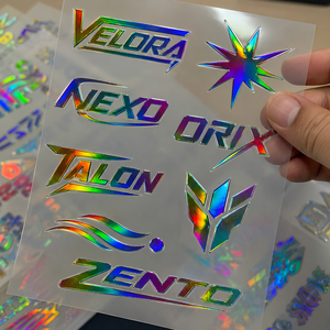 Etiquetas de Transferencia de Calor UV 3D Personalizadas para PET, Duraderas, Lavables, con Logotipo en Relieve, para Prendas Textiles, Gorras, Ropa Deportiva, Camisetas - Product Image 1