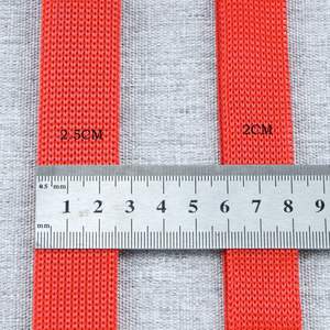 Ruban tricoté rayé en <span class=keywords><strong>acrylique</strong></span> de 2 cm et 2,5 cm, ruban plat tissé creux, corde colorée, accessoires pour vêtements de sport - Product Image 4