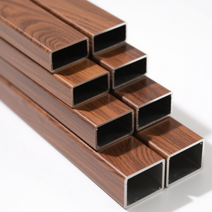 Perfil de Aluminio con Recubrimiento de PVDF en Color <span class=keywords><strong>RAL</strong></span> Personalizado, con Acabado de Madera, para Fachadas de Edificios de Alta Gama - Product Image 3