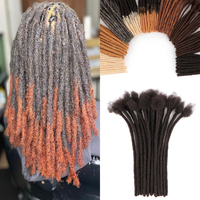 Fournisseur Alibaba en vogue : Extensions de dreadlocks permanentes Rasta Homme en cheveux humains véritables pour hommes et femmes, vente en gros