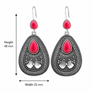 Pendientes de Perlas Florales Vintage, Estilo Boho, Pendientes Colgantes Elegantes Inspirados en el Palacio, Accesorios de Joyería de Moda para Mujer - Product Image 6