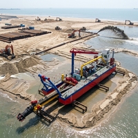 Drague industrielle compacte CSD de 4, 6 ou 8 pouces pour le dragage de sable en rivière et en lac