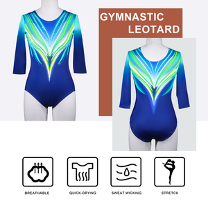 Cô Gái tùy chỉnh không tay thể dục dụng cụ leotards thoải mái thể dục dụng cụ đào tạo phù hợp cho đào tạo và các cuộc thi - Product Image 2