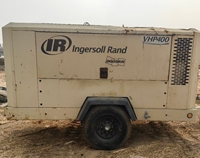 Compresseur d'air à vis portable diesel Doosan VHP400 d'occasion, refroidi par air, 400 CFM, pour le forage minier