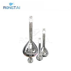 Produsen barang pecah belah laboratorium RONGTAI Kelas <span class=keywords><strong>B</strong></span> Tiongkok 250 ML labu kerucut kaca volumetrik - Product Image 6