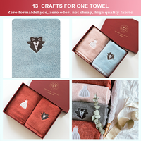 Serviette cadeau faveur de mariage personnalisé coton logo personnalisé brodé douche souvenir hôtel Spa promotionnel luxe