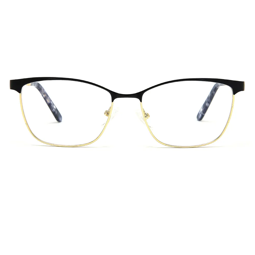 FEROCE Hochwertige Metall Frauen Frauen Optische OEM Brillen gestelle Großhandel Vintage Optische Brillen Rahmen Brillen