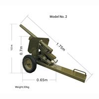 Modèle de véhicule missile anti-aérien à manivelle artillerie sol-air statique gâteau de feu d'artifice en métal tir de Simulation statique