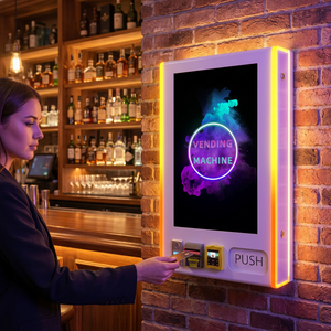 Distributeur automatique multi-paiements 24h/24 et 7j/7 avec scanner d'identité pour petits articles : rouge à lèvres, bonbons, cigarettes, snus, Zyn, produits restreints en conserve - Product Image 1