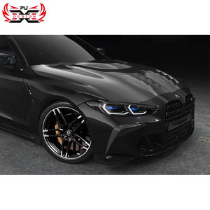 Estilo <span class=keywords><strong>Gpower</strong></span> para BMW M3 G80 M4 G82 G83, Cubierta de Capó de Fibra de Carbono Seca, Kit de Carrocería - Product Image 5