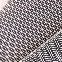 Tissu en maille hexagonale tricotée simple face 7D 100% polyester, respirant, résistant à l'abrasion, écologique, séchage rapide, pour la maison et les filles