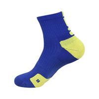 Chaussettes de basket-ball Dry-Fit personnalisées avec logo, fabrication OEM/ODM, semelle en tissu éponge, coton, polyester, élasthanne, chaussettes athlétiques à haute élasticité