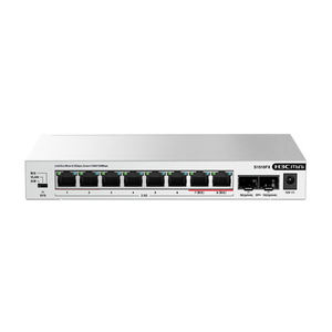 H3C Mini S1510FX Switch Ethernet No Administrado de 10 Puertos, 80Gbps, 2.5G+ 10Gb, con Soporte para QoS, SNMP, VLAN, LACP, para Escritorio, 59.52Mpps de Capacidad de Enrutamiento - Product Image 1