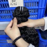 Proveedor Destacado: Cabello Humano Virgen 100% Súper Doble Trama, Paquetes de Cabello Humano Rizado Birmano de Color Natural, Completo de Raíz a Punta