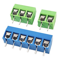 Bloc de bornes PCB à vis XK301 5,0 mm - Connecteur d'alimentation bleu de petite taille pour éclairage LED - Vente directe usine