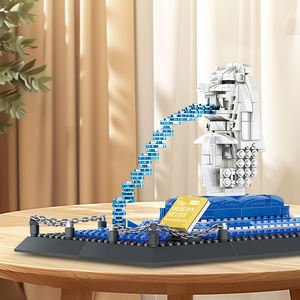 Wange 4218 Merlion Singapur, Bloques de Construcción Creativos MOC, Modelo de Ladrillos para Niños, Juego de Bloques de Construcción Educativos, Bloques de Juguete Decorativos - Product Image 2