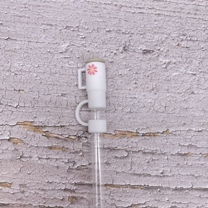 Boutiqueaccessory bicchiere in Silicone <span class=keywords><strong>a</strong></span> forma di <span class=keywords><strong>tazza</strong></span> con <span class=keywords><strong>punta</strong></span> di paglia copre Topper per tazze paglia da 10mm - Product Image 2