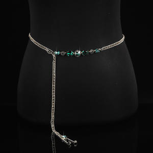 Femmes Bling Bling Crystal Waist Belt Colorful Rhinestones Sexy Belt Ladies Dress - Product Image 2