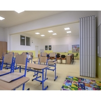 Nouvelle fonction hors de la boîte diviseurs de pièce en tissu mural cloison acoustique insonorisée panneaux de séparation mobiles pour l'école