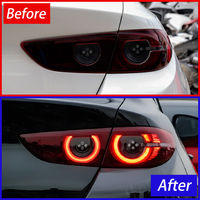 KGKB LED-Rückleuchten-Set für Mazda 3 Axela BP Limousine 2020-2022 Upgrade DRL Bremslicht Sequentieller Blinker Plug & Play