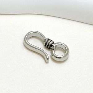 <b>S</b>-Shaped <b>Hook</b> Necklace Clasp Antique Silver Plated For Necklace Making DIY Jewelry Accessory - Product Image 3