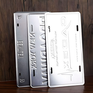 Material de Aleación de Aluminio con Acabado Brillante para Matrículas de Vehículos, Estilo Americano Creativo, Adorno Automotriz - Product Image 6