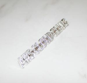 กิ๊บติดผมสุดน่ารักสำหรับเด็กผู้หญิงแบบ<span class=keywords><strong>ยาว</strong></span>ทำจากพลอยเทียมสีเงินแบบกำหนดเองปิ่นปักผมสุดน่ารัก - Product Image 3