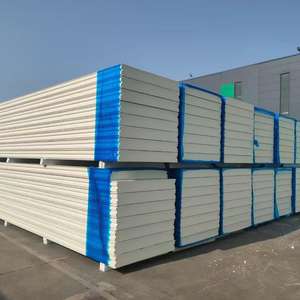 Panneaux sandwich en acier XPS pour les murs et les toitures de chambres froides industrielles avec isolation ignifuge B1 - Product Image 4