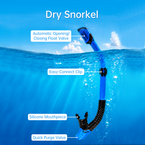 DIDEEP - Juego de Snorkel de 3 Piezas a <span class=keywords><strong>Precio</strong></span> de Fábrica, Máscara de Buceo, <span class=keywords><strong>Aletas</strong></span> de Snorkel, Equipo de Buceo, Natación, Viajes - Product Image 4