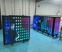 P2.5 GOB Écran vidéo mural portable et pliable pour table de DJ, idéal pour les événements en boîte de nuit, sur scène ou en club musical