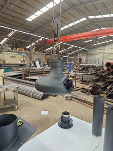 Cheminée suspendue autoportante de style moderne 2026, personnalisable, en métal, pour brûleur à bois ou à <span class=keywords><strong>gaz</strong></span>, avec <span class=keywords><strong>foyer</strong></span> rotatif - Product Image 4