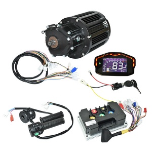 QS138 90H V3 Mid <span class=keywords><strong>Qs</strong></span> Moteur Fardirver 72680 Programmable <span class=keywords><strong>QS</strong></span> 72V <span class=keywords><strong>4000W</strong></span> Mid Drive Motor Ebike Kit de Conversion pour moto électrique - Product Image 1