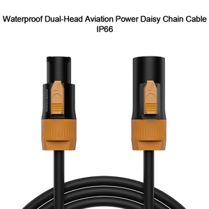 สายไฟเชื่อมต่อแบบเดซี่เชน IP66 สำหรับทุกสภาพอากาศ ความยาว 1-10 เมตร อุปกรณ์เสริมไฟเวทีกันน้ำระดับมืออาชีพ สำหรับงานเทศกาลกลางแจ้ง - Product Image 3