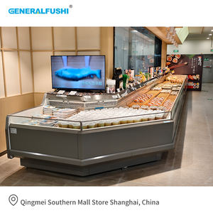 Présentoir de poisson frais anti-buée Présentoir à viande <span class=keywords><strong>Vitrine</strong></span> de fruits Comptoir de <span class=keywords><strong>service</strong></span> Comptoir de <span class=keywords><strong>service</strong></span> en <span class=keywords><strong>libre</strong></span>-<span class=keywords><strong>service</strong></span> - Product Image 6