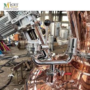 500L multifonctionnel encore chauffage à vapeur rouge cuivre encore <span class=keywords><strong>gin</strong></span> whisky verre trou d'homme mélange moteur distillateur à vendre - Product Image 5