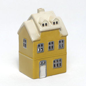 Lanternes à bougies en céramique Poterie Photophore Porte-bougies personnalisé en forme de <span class=keywords><strong>maison</strong></span> Cadeaux - Product Image 4