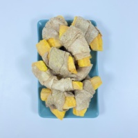 Friandises pour chats riches en protéines, saines pour l'intestin, à base de viande lyophilisée naturelle et de citrouille, vente en gros et achat en vrac