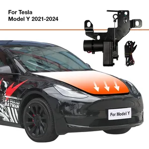 Nouveau Kit de Rétrofit de <span class=keywords><strong>Frunk</strong></span> à Fermeture Douce pour Tesla <span class=keywords><strong>Model</strong></span> Y 3 avec Moteur Amélioré, Support Épaissi et Verrouillage Électrique par Aspiration, Vente en Gros Usine - Product Image 1