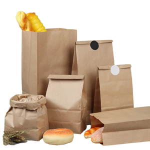 Bolsa de Papel Kraft Clásica Reciclable con Sellado Térmico, Impresión Digital/Gravura, Asas Retorcidas, Multiusos, para Alimentos, Sushi y Comida para Mascotas, en Oferta - Product Image 2