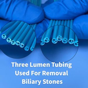 <span class=keywords><strong>Medical</strong></span> Grade PEBAX desenhado para baixo diâmetro três lúmen tubulação usada para remoção pedras biliares - Product Image 5