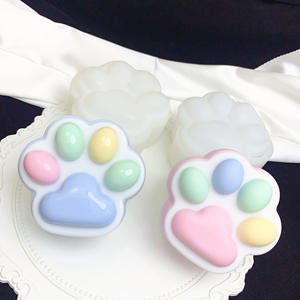 Cadeau parfait, ensemble de boîtes de rangement pour patte de chat en forme de miroir, pot de fleur <span class=keywords><strong>fait</strong></span> <span class=keywords><strong>maison</strong></span>, moules en silicone pour savon, <span class=keywords><strong>cendrier</strong></span> - Product Image 3