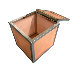 Rouleau de maille tissée en cuivre et en laiton 60 x 50 pieds 99% de fil conducteur pour blindage RF/EMI/EMF <span class=keywords><strong>Cage</strong></span> de <span class=keywords><strong>Faraday</strong></span> - Product Image 4