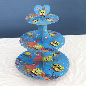 3 Niveaux Patte <span class=keywords><strong>Chien</strong></span> Décorations De Fête Cupcake Stand Patte <span class=keywords><strong>Chien</strong></span> Cupcake Tour Carton Dessert Holder pour Enfants Fête D'anniversaire Fournitures - Product Image 3