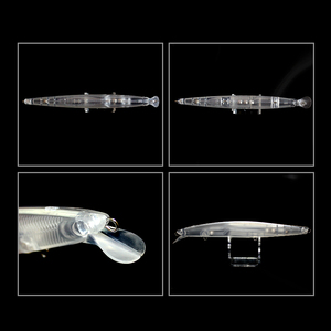Leurre artificiel dur Howell OEM non peint <span class=keywords><strong>Jerkbait</strong></span> Minnow Kanata <span class=keywords><strong>120</strong></span> mm et 160 mm en ABS pour la pêche en rivière, en lac et en ruisseau - Product Image 4