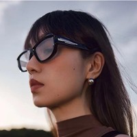 Nouvelles lunettes de soleil ovales classiques UV400 pour hommes et femmes, style européen et américain transfrontalier, monture intégrale