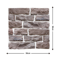 Papier peint de bonne qualité, autocollant mural en brique, décoration intérieure, 30x30cm, autocollant mural 3D décoratif