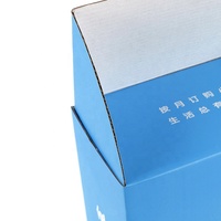 Boîtes en papier en carton ondulé pour emballage cadeau avec impression double face de logo personnalisé