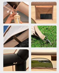 Carpa Plegable Personalizada Tipo Tenda, Casa Familiar Grande de Lujo, Impermeable, de Lona, para Playa, Glamping, Camping Inflable, para Exteriores - Product Image 3