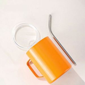 Tasse portable en acier inoxydable 304/201 de 3 oz avec poignée et tube d'aspiration, idéale pour le café et le vin en extérieur (vente transfrontalière) - Product Image 3