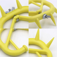Dispositif anti-sucette à pointes pour veaux, outil durable de sevrage pour bovins, fournitures vétérinaires pour fermes d'élevage